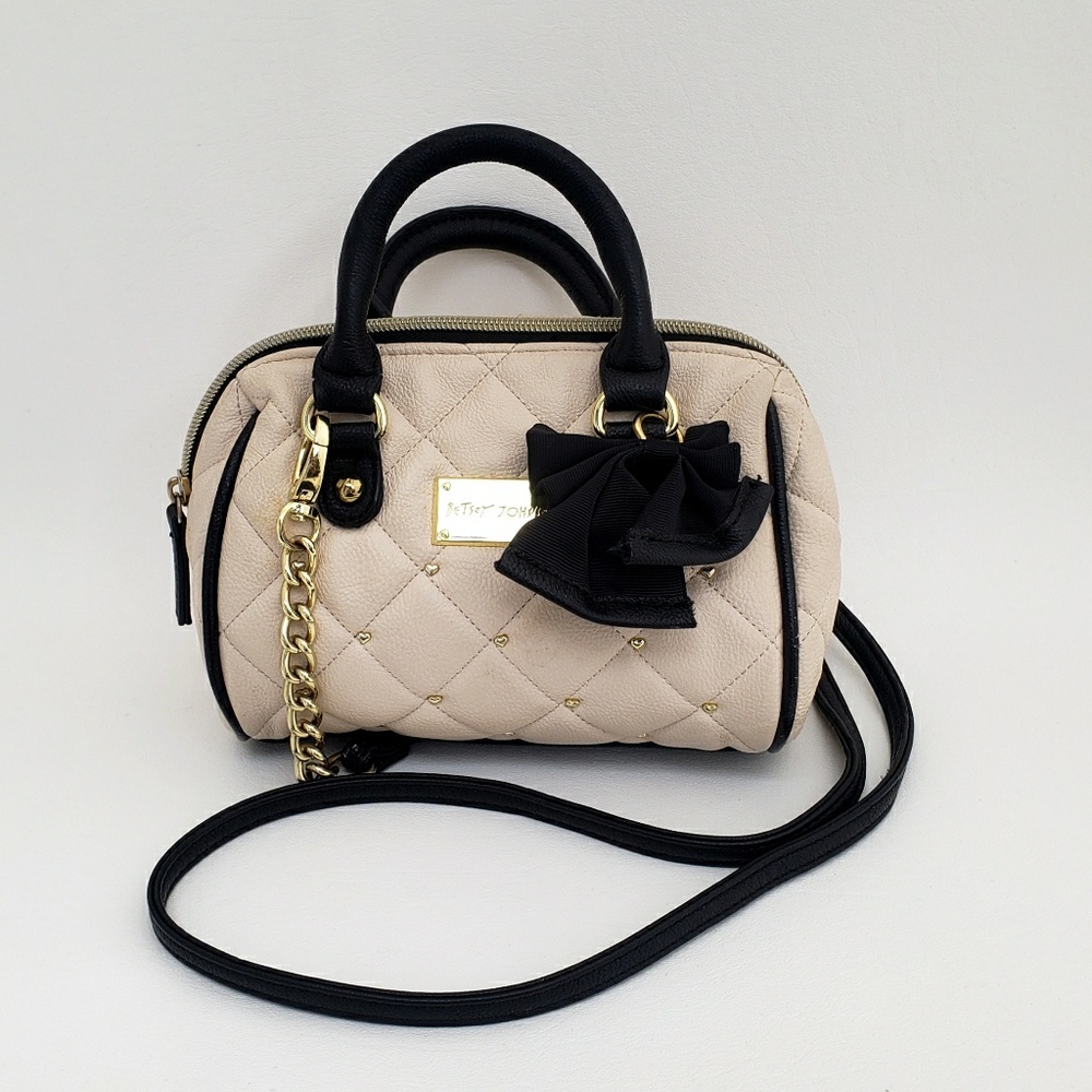 Betsey Johnson Crossbody Nude Pink Handbag